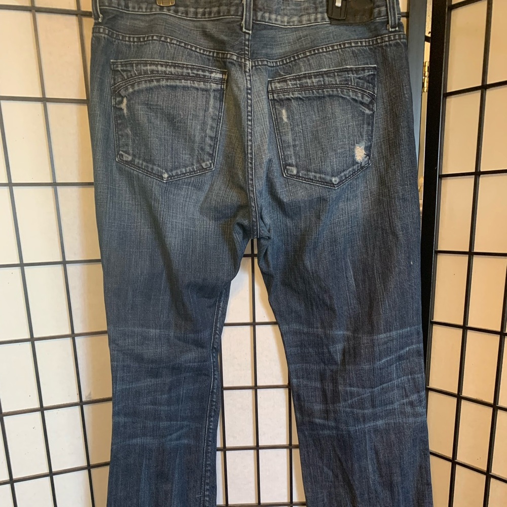 EUC Postage Men's Distressed Blue Denim Jeans size 38 Waist - Picture 9 of 11